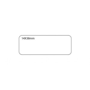 FIS Office White Labels 14 x 38mm FSLA1438 (pkt/20s)