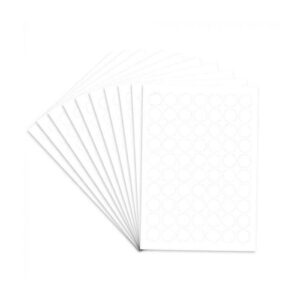FIS Color Round Labels 15mm FSLA15WHN- White (540Labels)