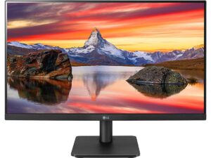LG 24 inch IPS Full HD Monitor Virtually Borderless, AMD Freesync, Eye Care 24MP400B, Black