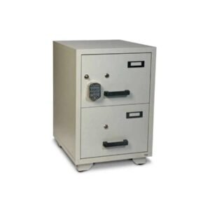 Valberg Safes Valberg FC 2E-KK Fire Resistant Filing Cabinet, 2 Drawers, Digital & 2 Key Lock