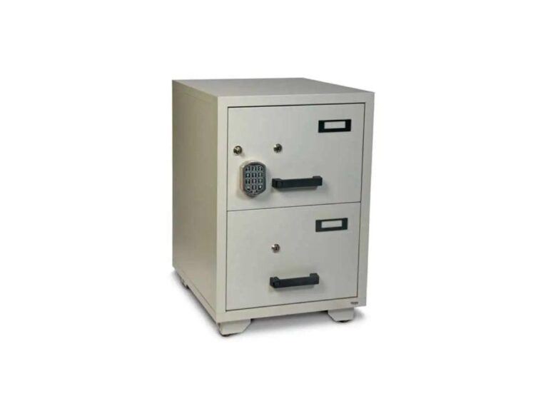 Valberg Safes Valberg FC 2E-KK Fire Resistant Filing Cabinet, 2 Drawers, Digital & 2 Key Lock