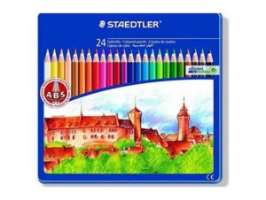 Staedtler 145 Colored Pencil – Wooden, Assorted, (Set of 24)