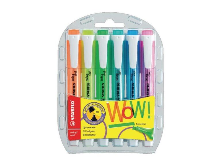 Stabilo Swing Cool Highlighters 6pcs/pack