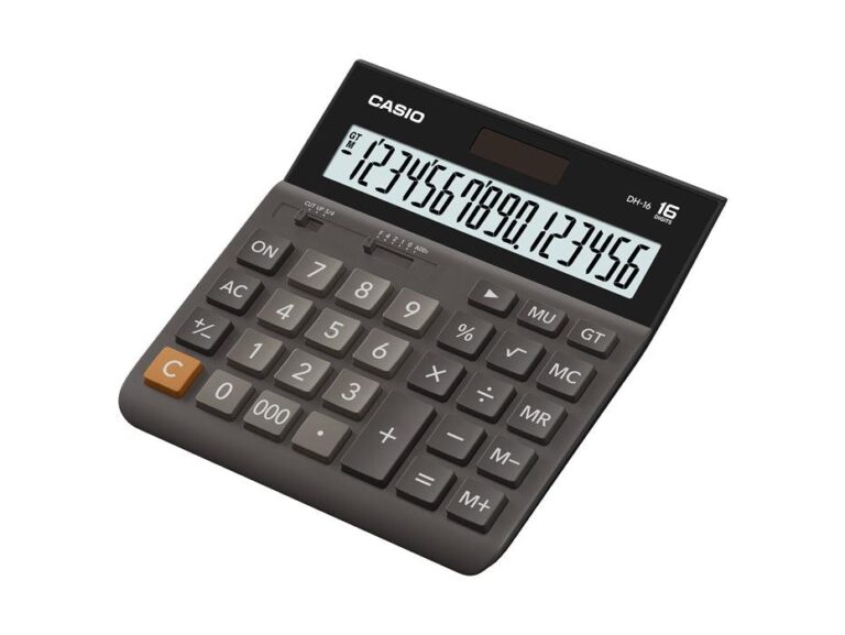 Casio DH-16 Wide Series Calculator – 16 Digits