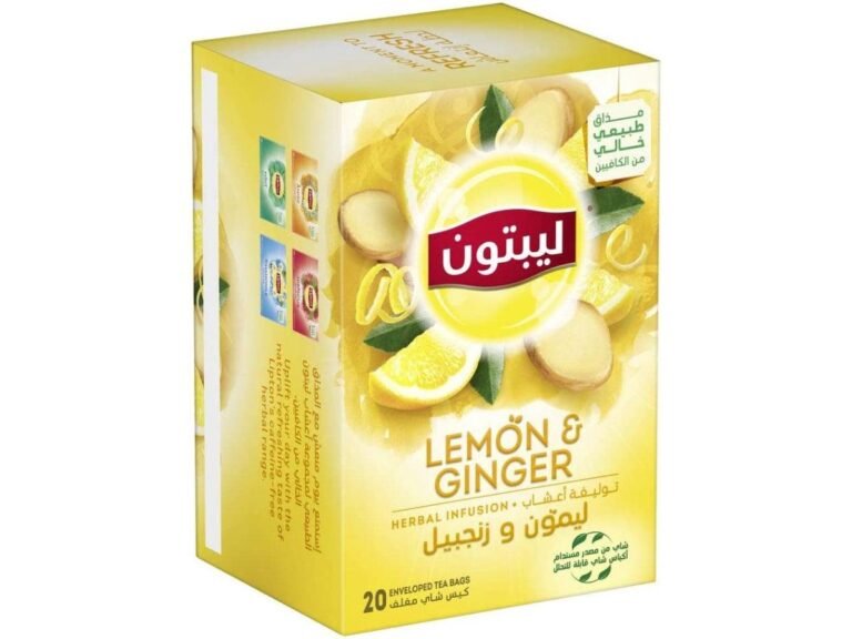 Lipton Herbal Infusion Lemon & Ginger, 20 Tea Bags