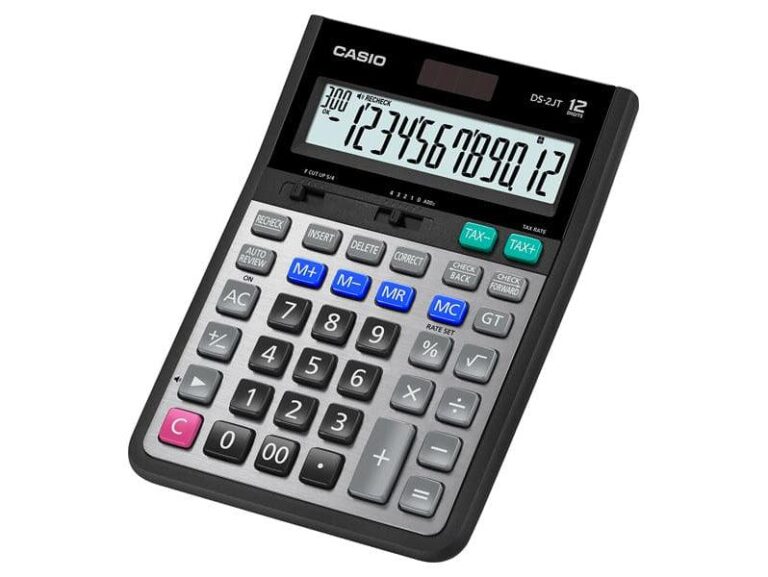 Casio DS-2JT Heavy Duty Office Calculator, 12 Digits