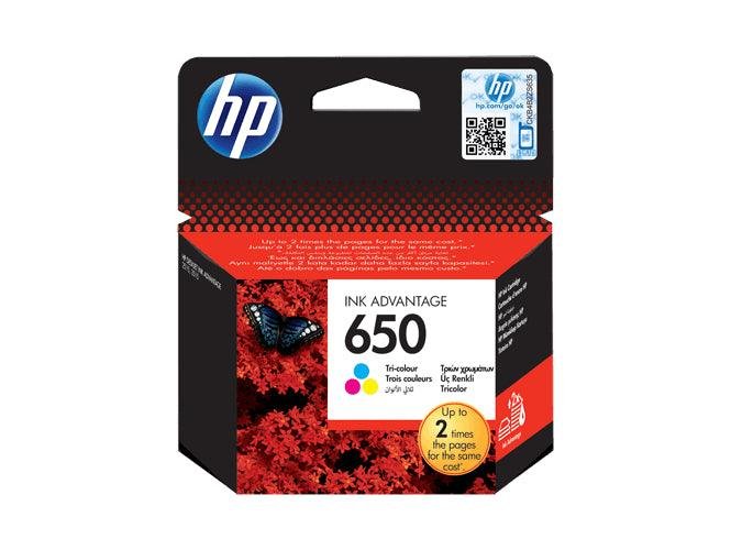 HP 650 Tri-Color Ink Cartridge (CZ102AE)