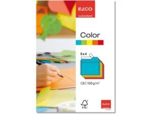 Elco C6 Envelope with Adhesive Closure, 100gsm, 20pcs/pack – Assorted Colour
