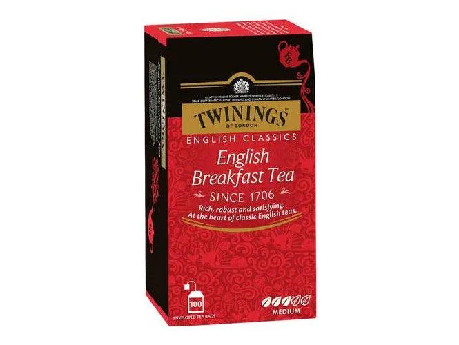 Twinings English Breakfast Tea 100 Tea Bags