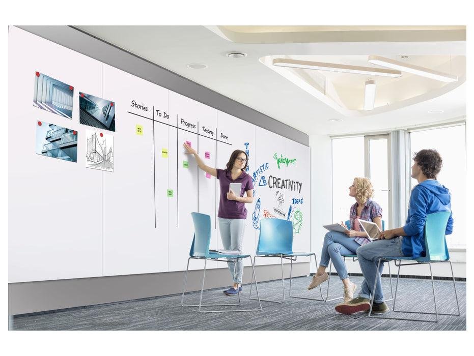 Legamaster Wall-Up Whiteboard 119.5 x 200cm Part No. 7-106112 - Image 2