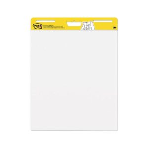 3M Post-It Self-Stick Easel Pad 559, Plain White, 25 x 30 in, 30sheets/pad