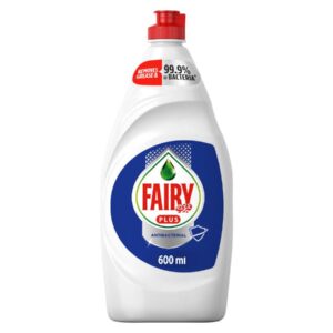 Fairy Plus Antibacterial Dishwashing Liquid Soap 600ml