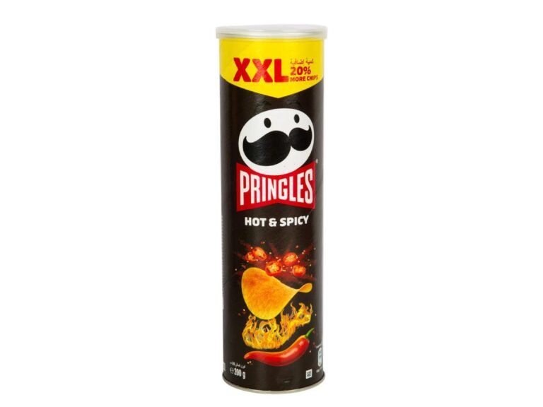 Pringles Hot & Spicy Flavored Potato Crisps 200g