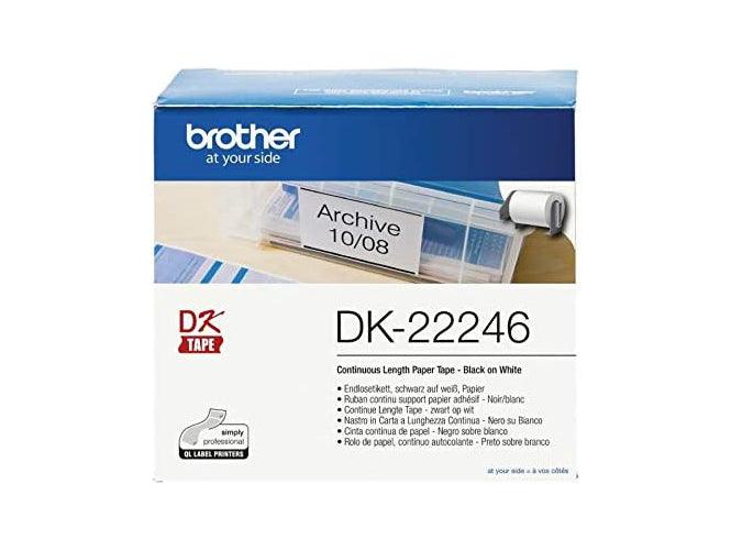 Brother DK-22246 Continuous Label Roll, 103mm x 30.48M