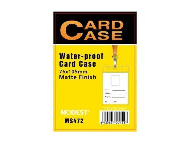 Modest Waterproof Card Case, 76x105mm (Pack of 50) [MS472]