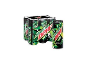 Pepsi Mountain Dew in Can 330ml 6pcs/pack