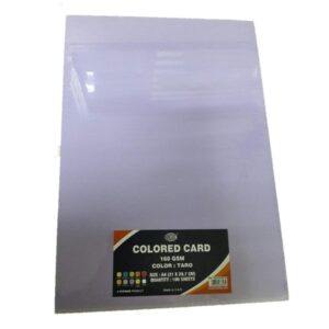FIS A4 Colored Card Paper 160gsm, 100sheets/pack Taro
