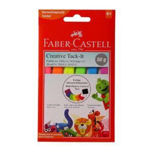 Faber Castell CREATIVE TACK-IT, MULTI COLOUR 50G (FCM187094)