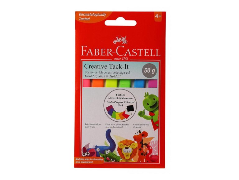 Faber Castell CREATIVE TACK-IT, MULTI COLOUR 50G (FCM187094)