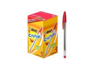 BiC Cristal Medium Ball Point Pen – 1.0mm, Box, (Pack of 50)