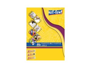 xel-lent 2 labels-sheet, straight corners, 210 x 148 mm, 100sheets/pack