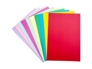 Farook Colored Card Paper A3,10 Assorted Colors, 160gsm, 50sheets/pack