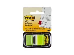 3M Post-it Flags Neon Green 680-22 25mmx43mm 50flags/dispenser