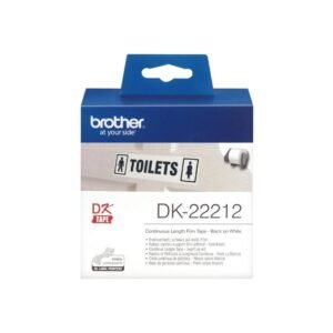 Brother DK-22212 Continuous Length Film Tape – 62mm x 15.24m