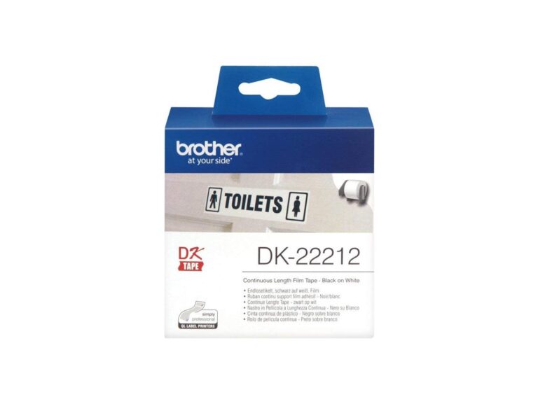Brother DK-22212 Continuous Length Film Tape – 62mm x 15.24m
