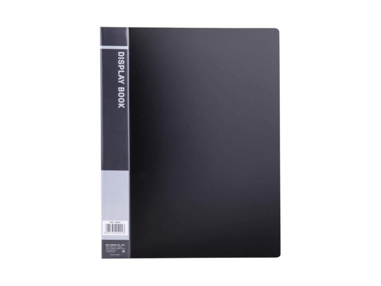 Deli 5004 Clear Book A4 Assorted Colors 40 Pockets