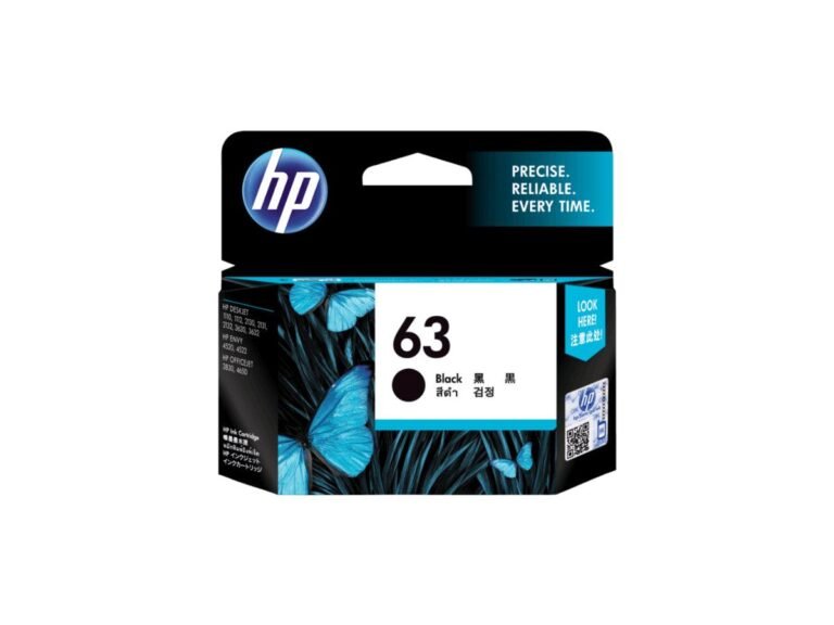 HP 63 Black Ink Cartridge (F6U62AA)