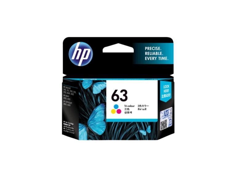 HP 63 Tri-Color Ink Cartridge (F6U61AA)