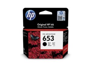 HP 653 Black Original Ink Advantage Cartridge (3YM75AE)