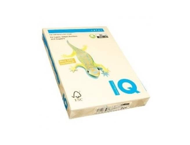 IQ Colored Copy Paper, A4, 160gsm, Cream, 250Sheets/Ream