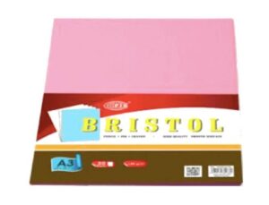 Farook Bristol Paper 180gsm, A3 Size, 50Sheets-Pack