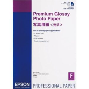 Epson C13S042091 Glossy Photo Paper, A2, 255 Gsm, 25 Sheets/Pack