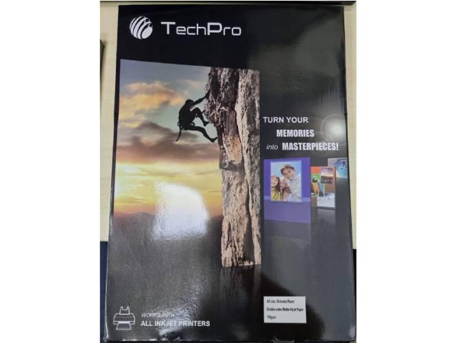 TechPro Superior Inkjet Matt Paper A3 180gsm 50Sheets