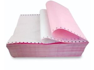 Sinarline NCR Perforated Continuous Paper 2Ply, A4, 1000Sheet [White-Pink Duplicate]