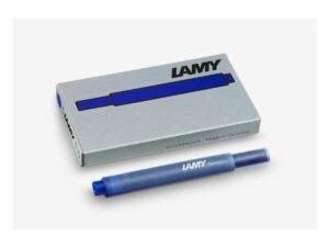 Lamy T10 Fountain Pen Ink Cartridges, Blue (5pcs/pack)