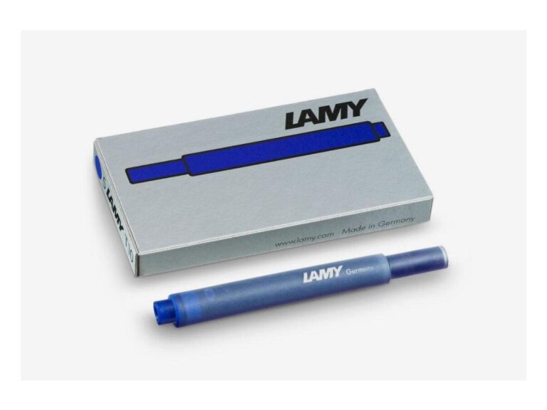 Lamy T10 Fountain Pen Ink Cartridges, Blue (5pcs/pack)