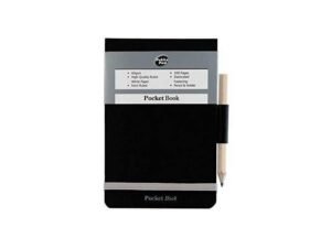 Pukka Pad, Black Pocket Book A7 with Pencil [SBPOCKET129]