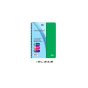 FIS Spiral PP Soft Cover University Book 8.5″ x 11″ (FSUB3SS8.5×11)