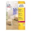 Avery Crystal Clear Labels, 96 x 50.8 mm, [Pack of 25] 250 Lables - Thumbnail Image 1