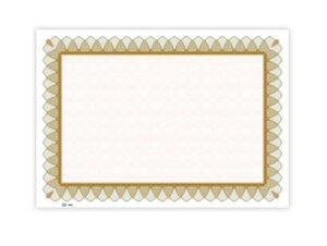 Farook Design Certificates A4, FSCLC002, 10-pack