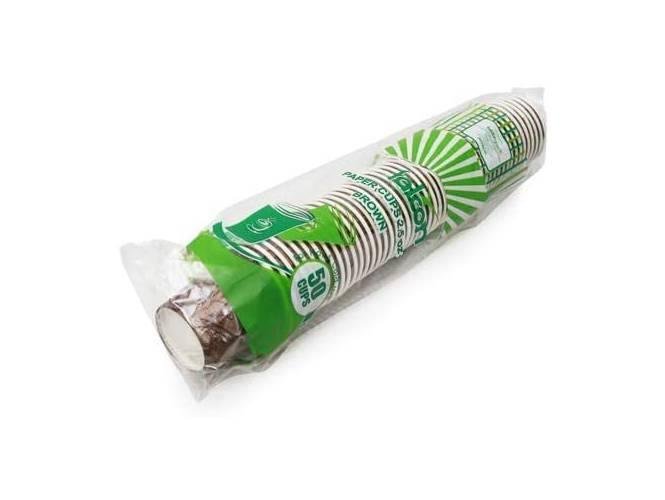 Falcon Paper Cups for Hot & Cold Drinks 2.5oz 50pcs-pack