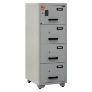 Valberg Safes Valberg FC 4E-KK Fire Resistant Filing Cabinet, 4 Drawers, Digital & 4 Key Lock