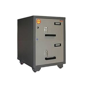 Valberg Safes Valberg FC 2K-KK Fire Resistant Filing Cabinet, 2 Drawers, 2 Key Lock