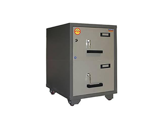 Valberg Safes Valberg FC 2K-KK Fire Resistant Filing Cabinet, 2 Drawers, 2 Key Lock