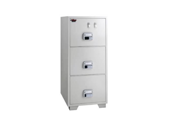 Eagle SF-680-3TKX Fire Resistant Filing Cabinet, 3 Drawers, 2 keys Lock