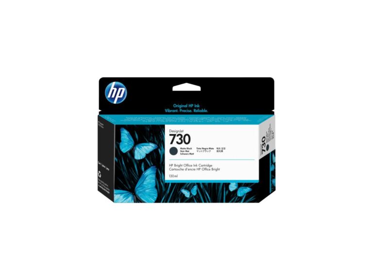 HP 730 130-ml Matte Black DesignJet Ink Cartridge (P2V65A)